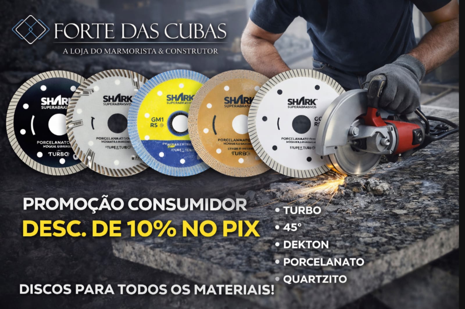Promoção Discos Diamantados SHARK